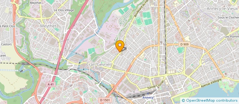 localisation de l'entreprise PREPAPLUS ELECTRICITE à ANNECY