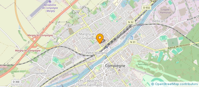 localisation de l'entreprise PREPARATION LOCATION VEHICULE OCCASION à COMPIEGNE
