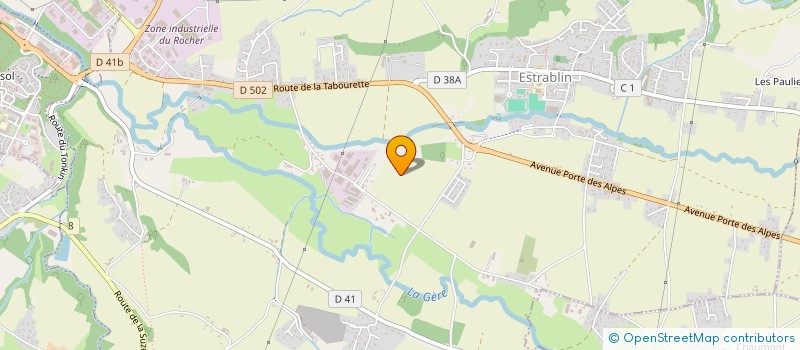 localisation de l'entreprise PREPARATION SERVICE ET LOGISTIQUE à ESTRABLIN