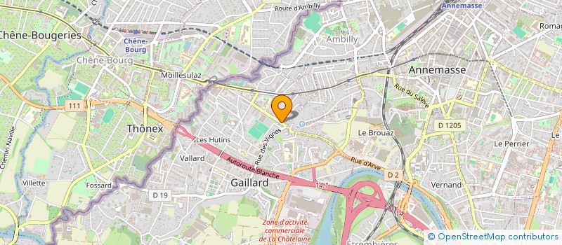 localisation de l'entreprise PREPAROTTO à GAILLARD
