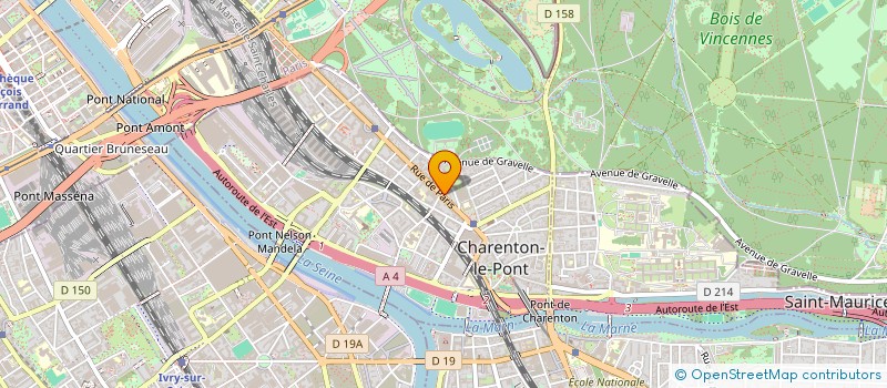 localisation de l'entreprise PREPRESS SA  CHARENTON-LE-PONT