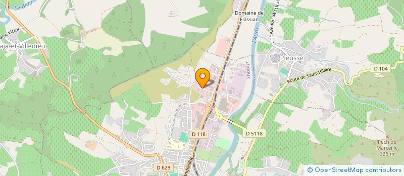 localisation de l'entreprise PREPRESSE DU LIMOUXIN à LIMOUX