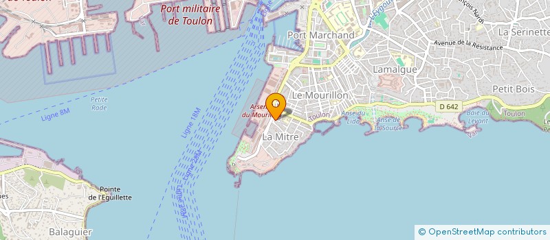 localisation de l'entreprise PRER COTE D'AZUR à TOULON
