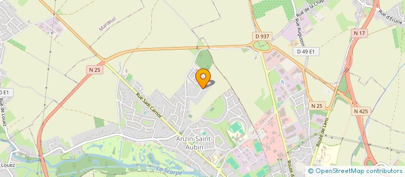 localisation de l'entreprise PRERI  ANZIN-SAINT-AUBIN