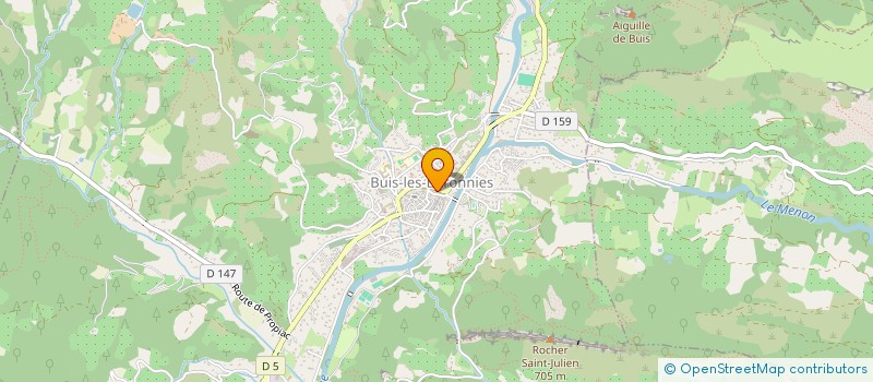 localisation de l'entreprise PRES'AGES  BUIS-LES-BARONNIES