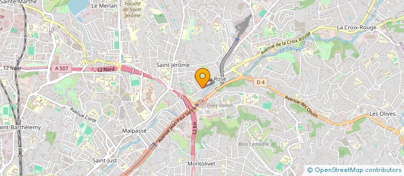 localisation de l'entreprise PRES DE VOUS à MARSEILLE