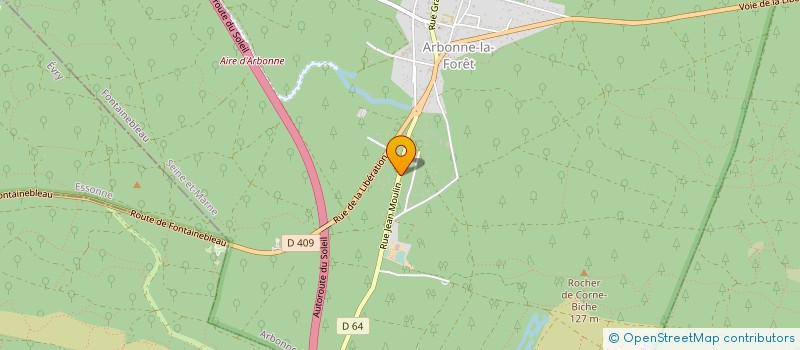 localisation de l'entreprise PRES DES CIMES  ARBONNE-LA-FORET