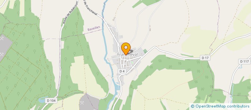 localisation de l'entreprise PRES DES RUELLES  POURU-AUX-BOIS