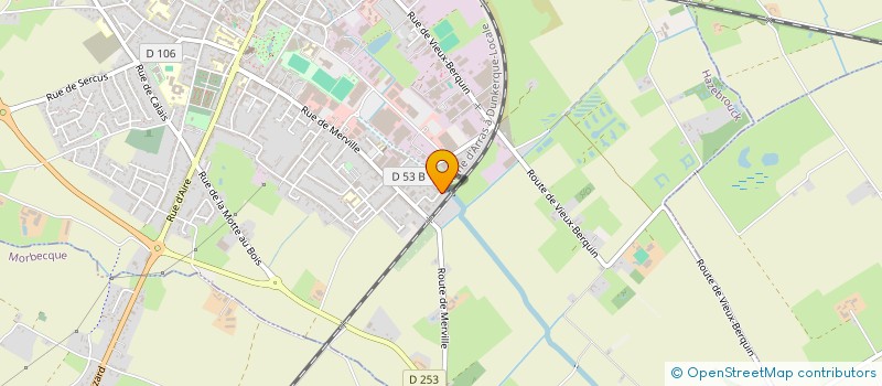 localisation de l'entreprise PRES DU TRAIT à HAZEBROUCK
