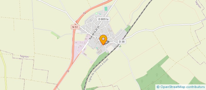 localisation de l'entreprise PRES GRASSER  TAGNON