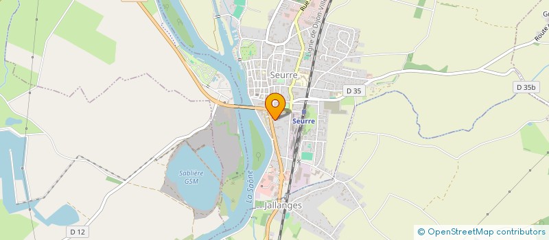 localisation de l'entreprise PRES L'ILE AUX BOEUFS  SEURRE