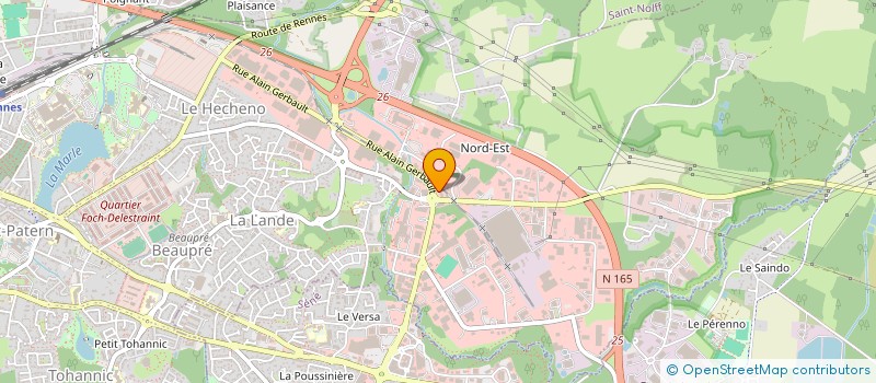 localisation de l'entreprise PRES SERRES à VANNES