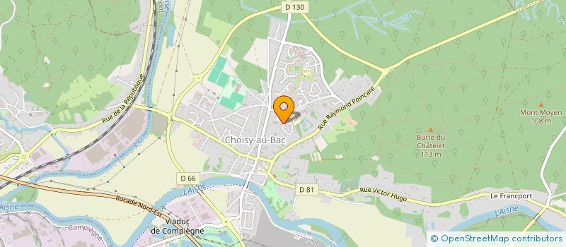 localisation de l'entreprise PRESA'S  CHOISY-AU-BAC