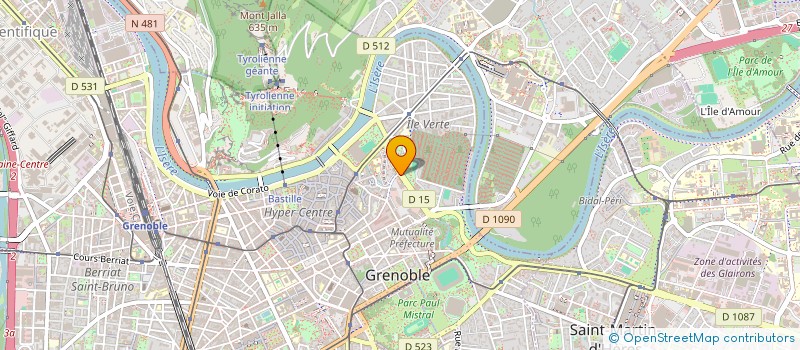 localisation de l'entreprise PRESAGE  GRENOBLE