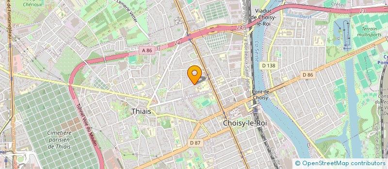 localisation de l'entreprise PRESAGE STUDIO  THIAIS