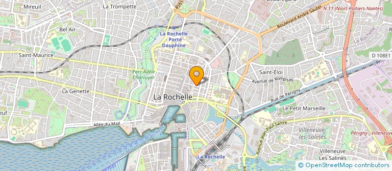 localisation de l'entreprise PRESARIO à LA ROCHELLE