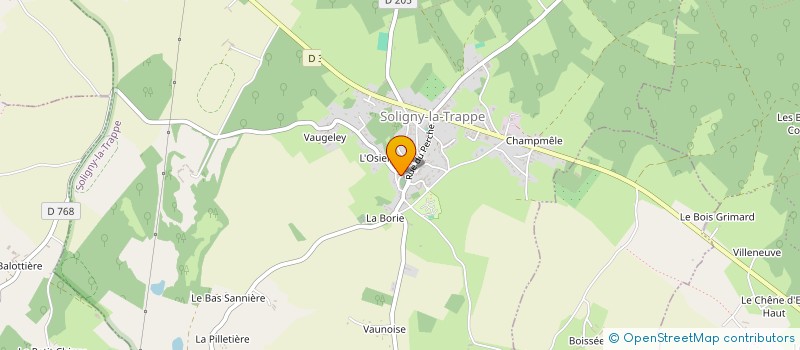 localisation de l'entreprise PRESBYTERE DE BONSMOULINS à BONSMOULINS