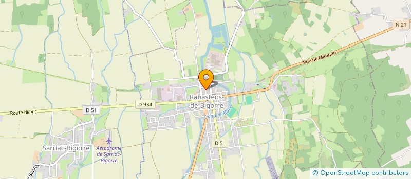 localisation de l'entreprise PRESBYTERE DE RABASTENS  RABASTENS-DE-BIGORRE