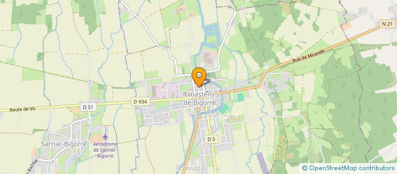 localisation de l'entreprise PRESBYTERE DE RABASTENS  RABASTENS-DE-BIGORRE