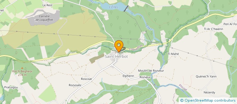 localisation de l'entreprise PRESBYTERE DE SAINT-HERBOT à PLONEVEZ-DU-FAOU