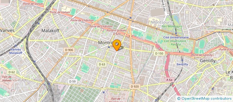 localisation de l'entreprise PRESC AND JO  MONTROUGE