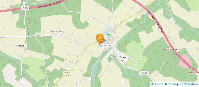 localisation de l'entreprise PRESCI  SAVIGNAC