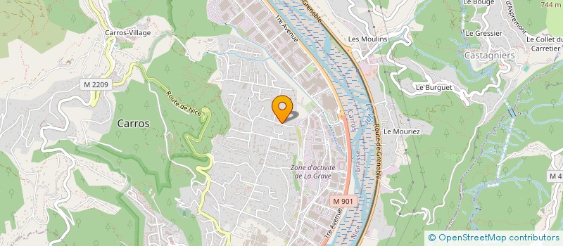 localisation de l'entreprise PRESCI à CARROS