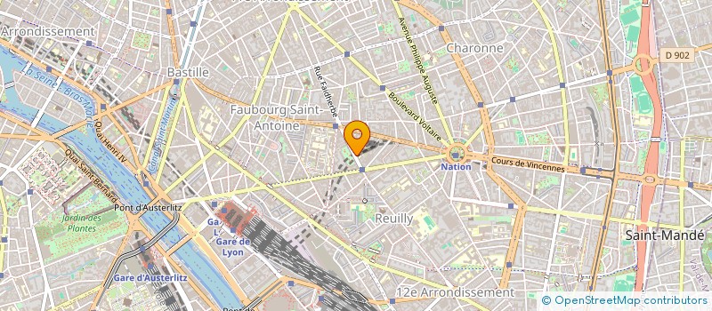 localisation de l'entreprise PRESCRIPTION SARL  PARIS