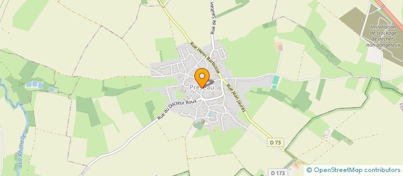 localisation de l'entreprise PRESELLOISE à PRESEAU