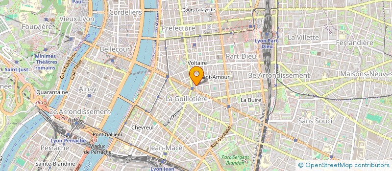 localisation de l'entreprise PRESENCE à LYON