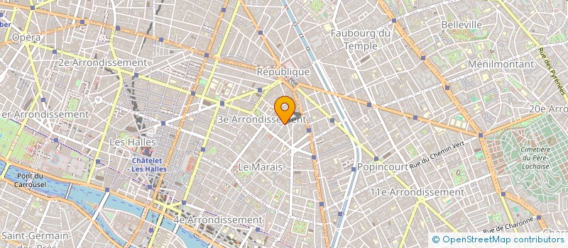localisation de l'entreprise PRESENCE  PARIS