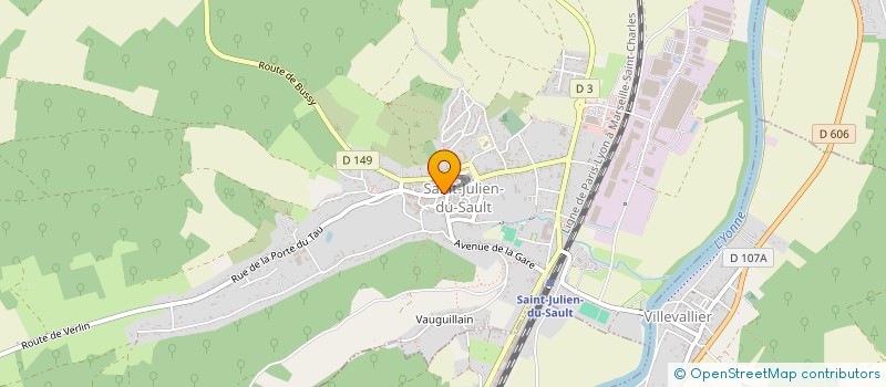 localisation de l'entreprise PRESENCE à SAINT-JULIEN-DU-SAULT