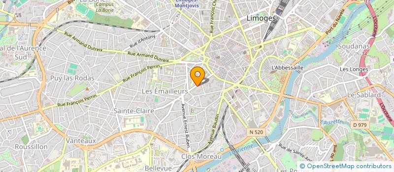 localisation de l'entreprise PRESENCE à LIMOGES