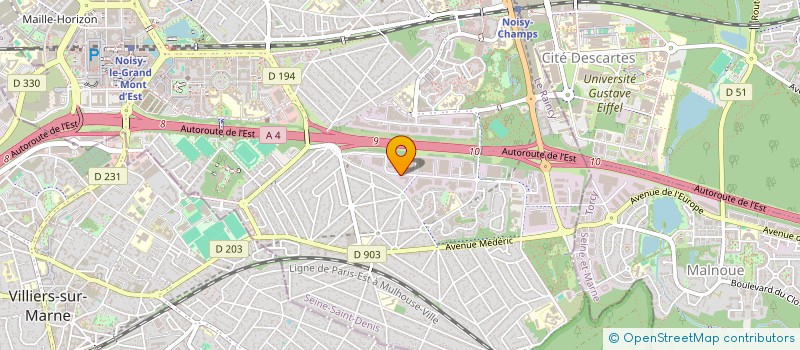 localisation de l'entreprise PRESENCE à NOISY-LE-GRAND