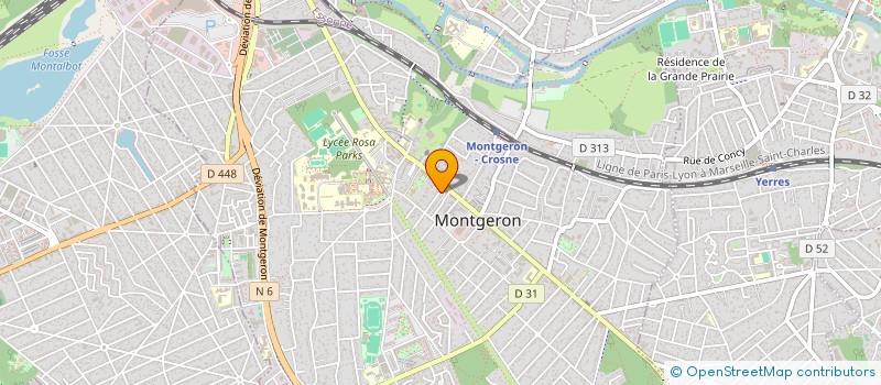 localisation de l'entreprise PRESENCE à MONTGERON