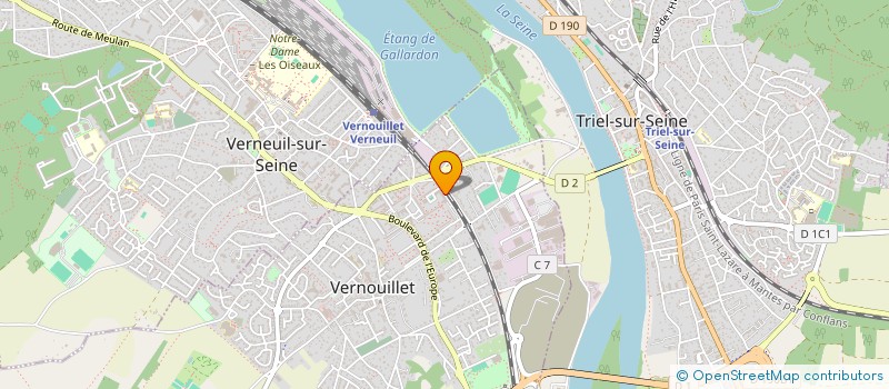 localisation de l'entreprise PRESENCE+  VERNOUILLET