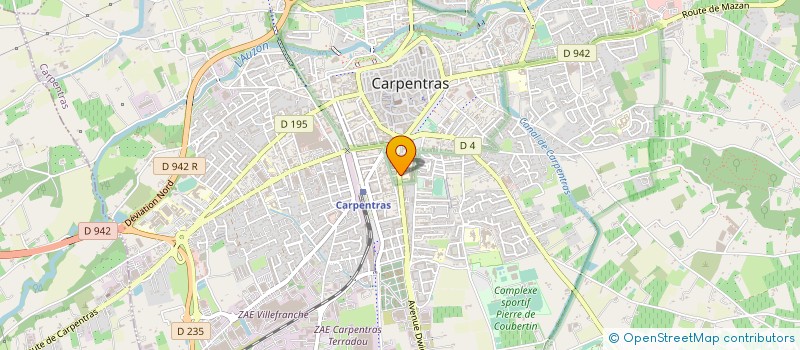 localisation de l'entreprise PRESENCE ACTIVE à CARPENTRAS