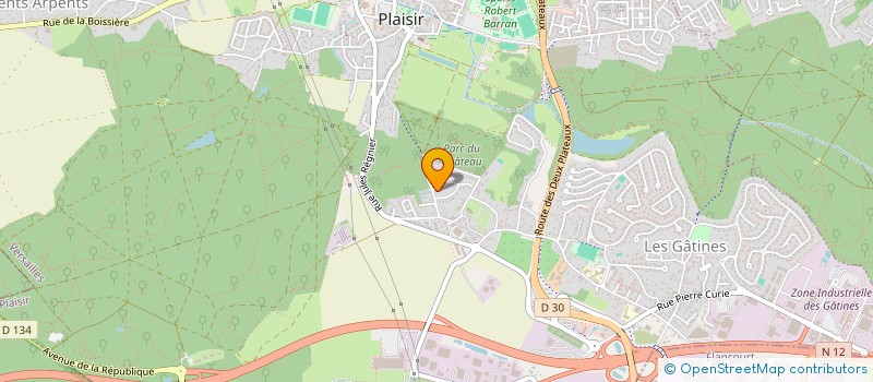 localisation de l'entreprise PRESENCE ACTIVE à PLAISIR