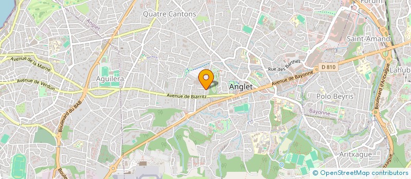 localisation de l'entreprise PRESENCE ACTIVE PERSONNES DEPENDANTES  ANGLET