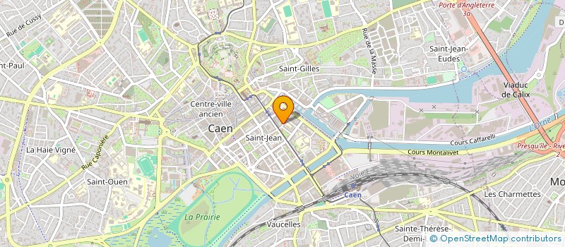 localisation de l'entreprise PRESENCE ADOM SERVICES à CAEN
