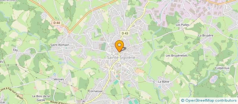localisation de l'entreprise PRESENCE AU QUOTIDIEN à SAINTE-SIGOLENE