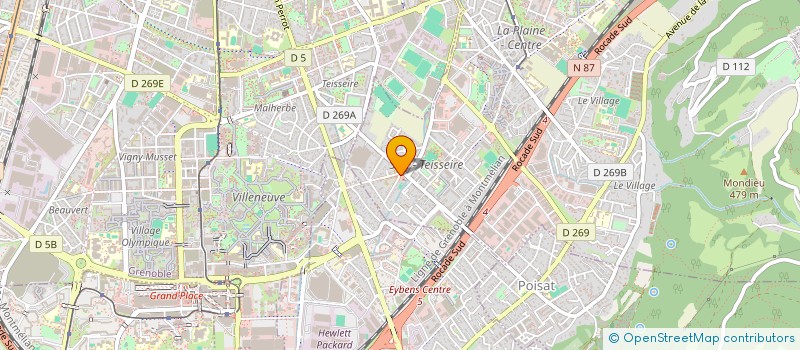 localisation de l'entreprise PRESENCE BUREAUTIQUE à SAINT-MARTIN-D'HERES