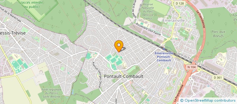 localisation de l'entreprise PRESENCE COMMUNICATION à PONTAULT-COMBAULT