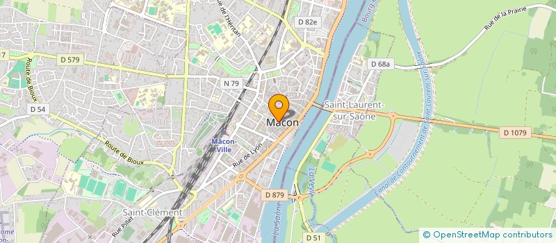 localisation de l'entreprise PRESENCE D'HENRI GUILLEMIN à MACON
