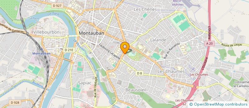 localisation de l'entreprise PRESENCE DE MANUEL AZANA à MONTAUBAN