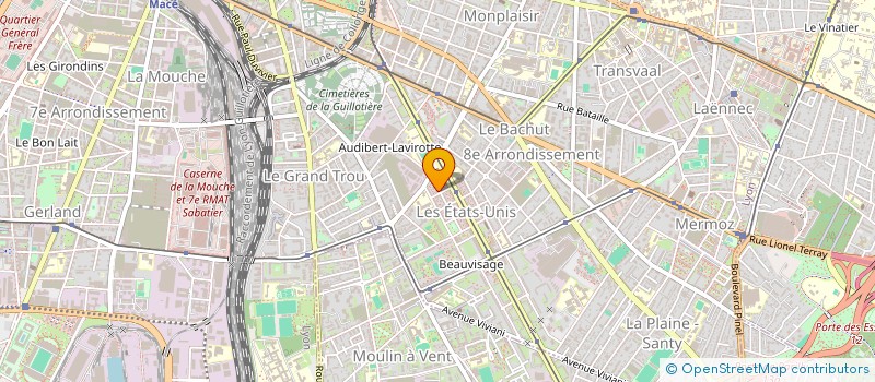 localisation de l'entreprise PRESENCE DU 8 à LYON