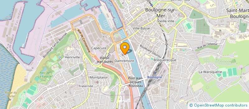 localisation de l'entreprise PRESENCE ECOUTE RASSEMBLEMENT à BOULOGNE-SUR-MER