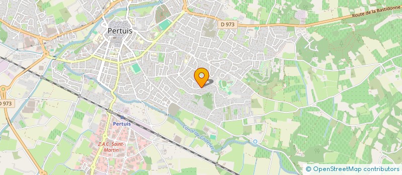 localisation de l'entreprise PRESENCE ET ACCOMPAGNEMENT  PERTUIS