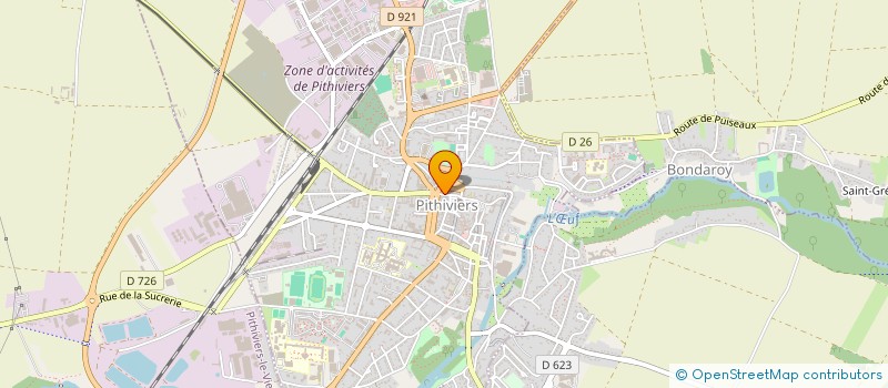 localisation de l'entreprise PRESENCE ET VIE à PITHIVIERS