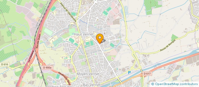 localisation de l'entreprise PRESENCE INFIRMIERE 66  PERPIGNAN